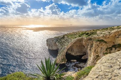 Malta Qrendi Blaue Grotte